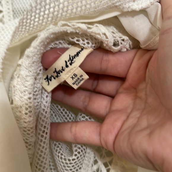 For Love and Lemons lace minidress size XS bohemian bridal - Picture 4 of 5